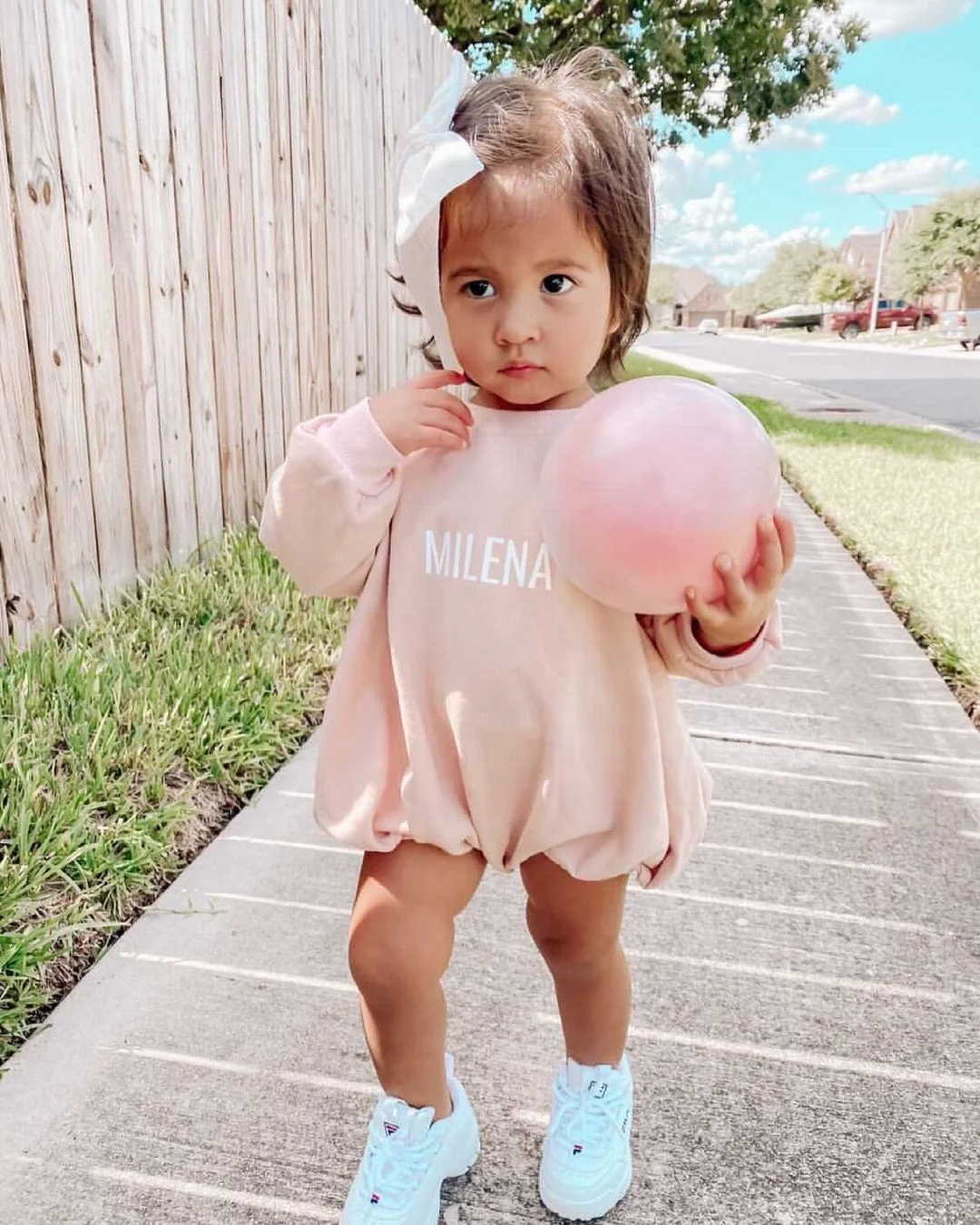 Custom Infant Baby Newborn Clothing Jumpsuit French Terry Sweatshirt Long Sleeve Bubble Romper - Image 2