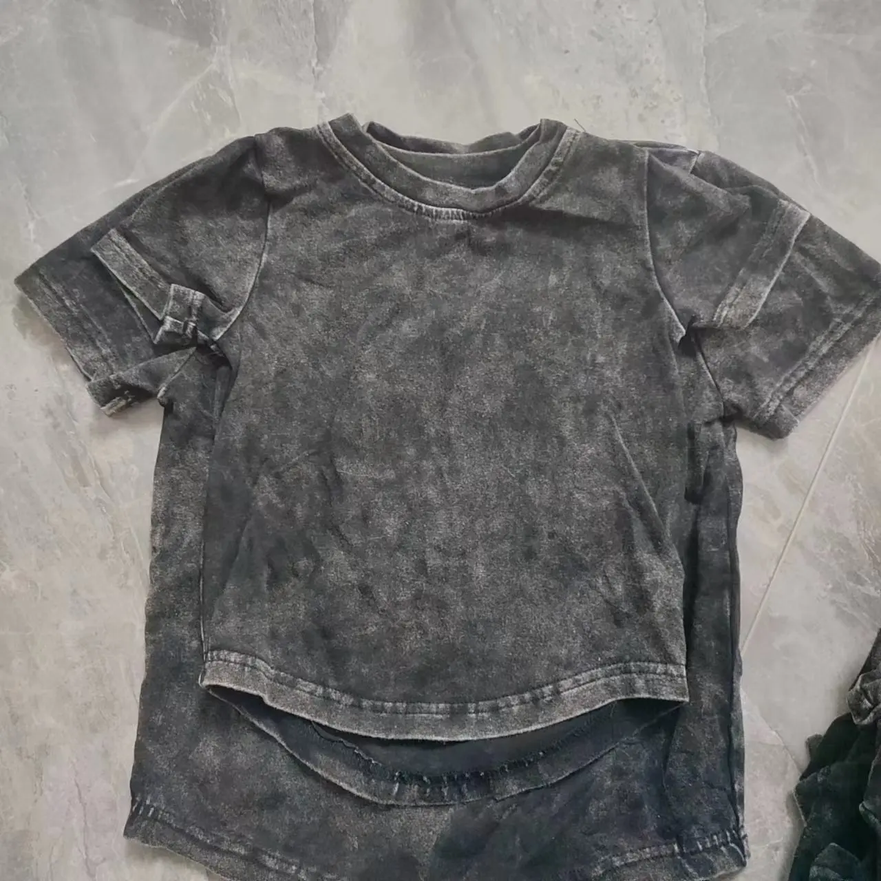 Custom Trendy Boy Vintage Acid Wash tank Toddler Girl Casual Style Summer tank Top Cool Boy Clothes Tee - Image 5
