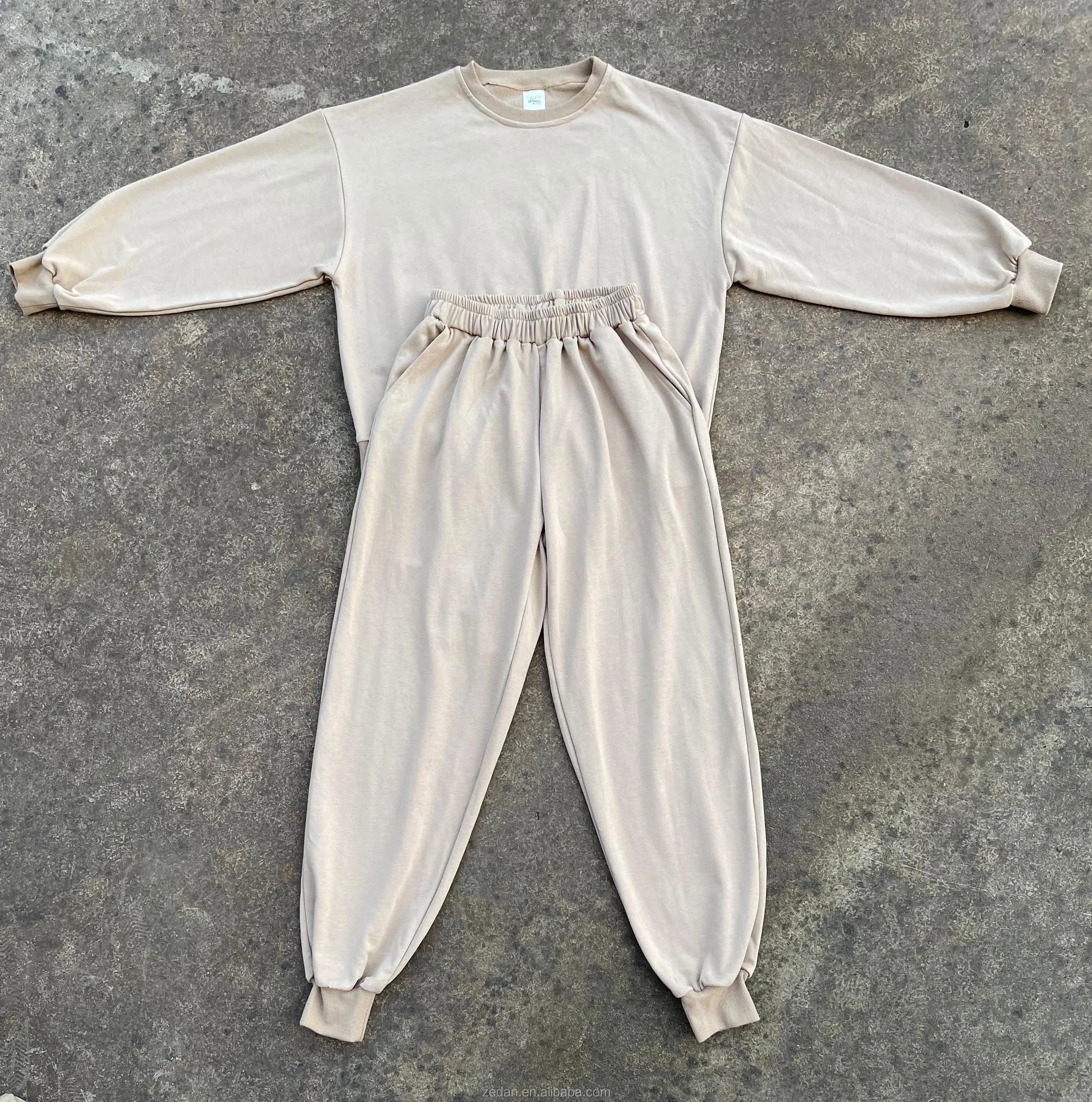 Custom Quality Family Matching Outfit Sets Soft French Terry Mommy and Me Long Sleeves Casual Jogger Lounge Set - Image 6