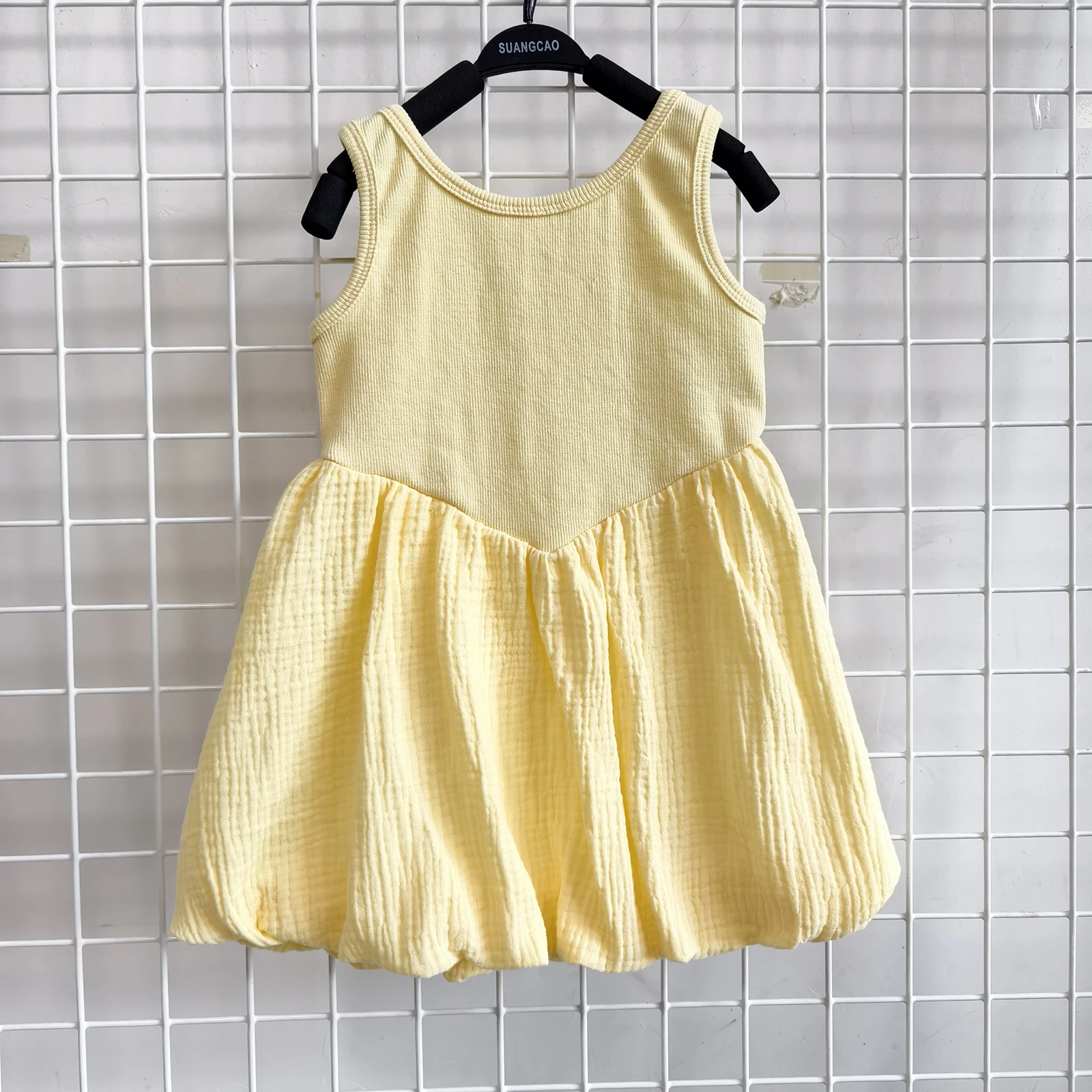 OEM Baby Clothing Baby & Toddler Girl Crape Cotton Dress Versatile Sleeveless Summer Tank & Sleeveless Fall Dress - Image 2