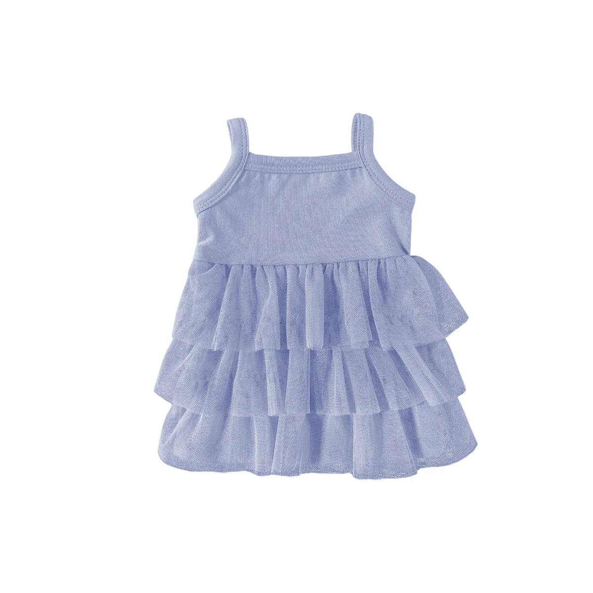 Summer Girls Dress Knitted Cotton Fine Mesh Short Breathable and Comfortable Bright Fairy Design for Kids - Image 3