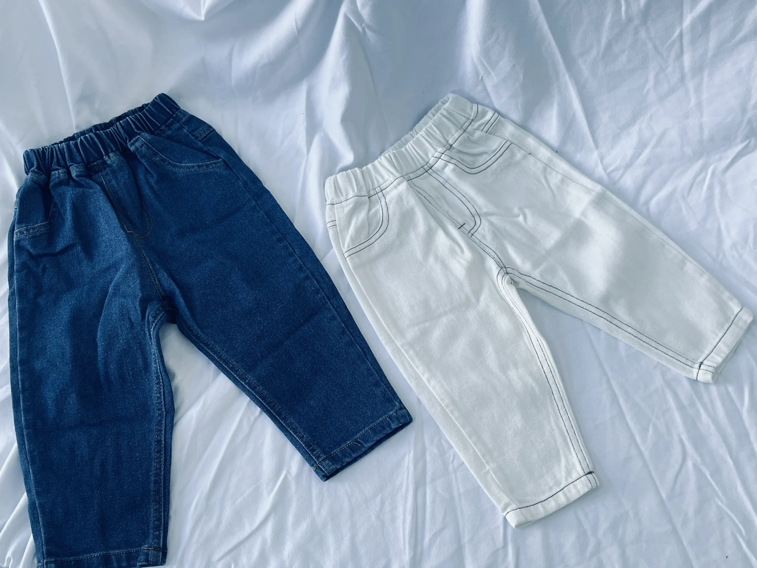 Wholesale New Style Boys Jeans Solid Color Spring and Autumn Clothes Children Pants Casual Clothes - Image 5