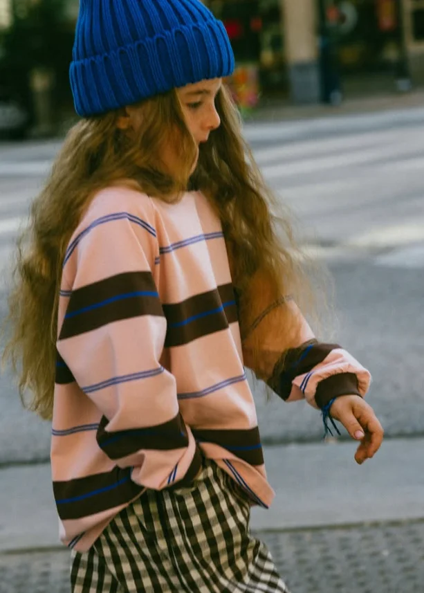 Custom Kids Toddler Tops Baby Pullover Sweatshirts Long Sleeve Striped Long-sleeved Kids Sweatshirt Custom Logo for 0-8T - Image 2