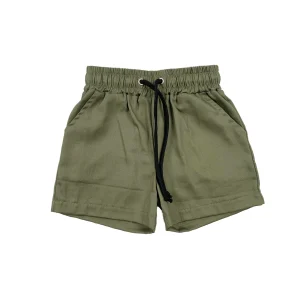 Popular Design Twill Fabric Quick-dry Custom Color Baby Shorts with Drawstring for Summer