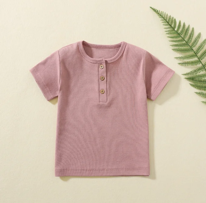 Cute Baby Boys and Girls Tops Children's T-shirts Kids Wear Baby Bottoms Children's Short Sleeve Baby T-shirts Wholesale - Image 6