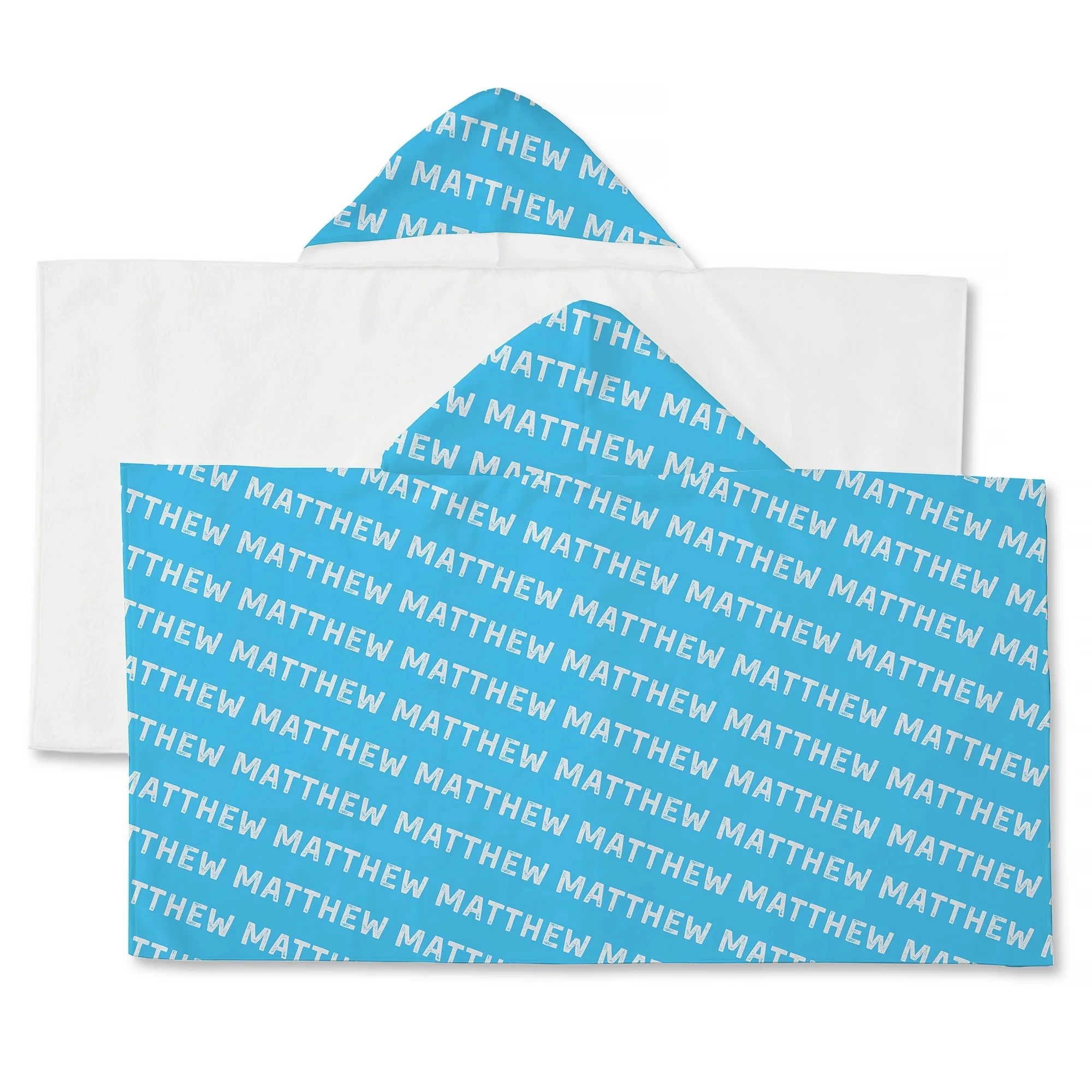 Custom Playful Name Personalized Baby Beach Towel Vacation Gift Swimming Pool Bath Towel Hooded Towel for Kids and Adult - Image 2