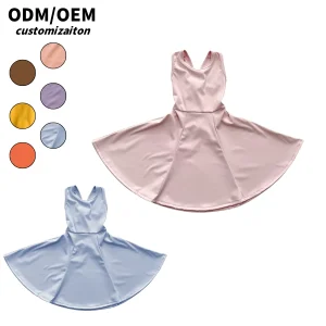 Highly Elastic and Comfortable Summer Kids Yoga Wear Casual Short Cool Breathable Sporty Rompers Close-Fitting Baby Clothing