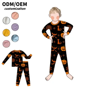 New Kids' Bamboo Fiber Clothing Set Long-Style Design Light and Agile Full of Vitality and Fashion Trend