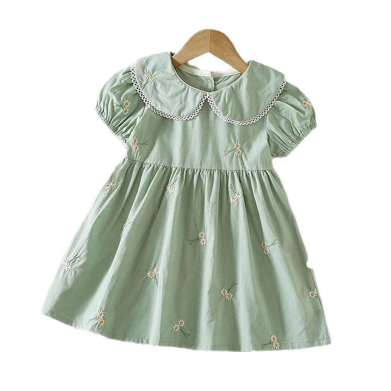 Customized Cotton Dress for Kids Fashionable & Trendy Short Sweet Cute Light Energetic Youthful Style for Girls - Image 5