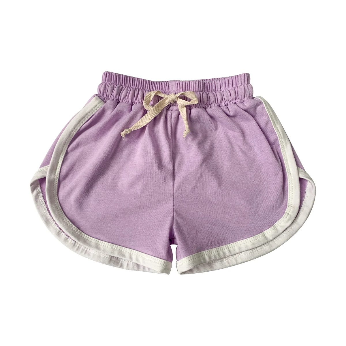 Custom Newborn Boys and Girls Summer Shorts Knitted Cotton Solid Color Sports Casual Shorts Fashion Baby Shorts