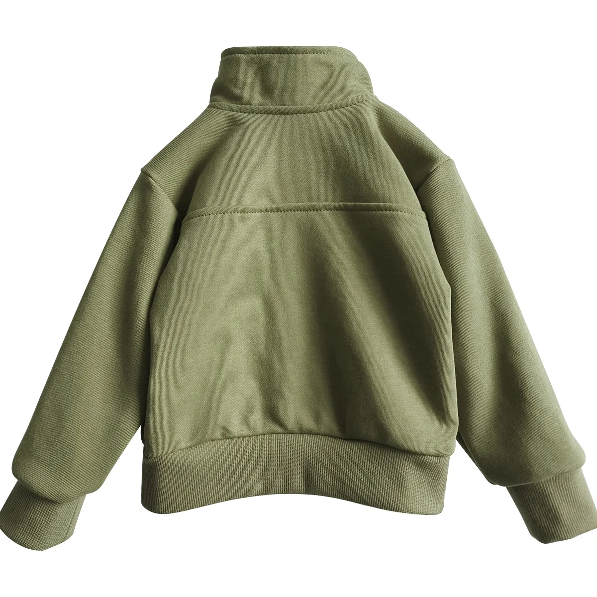 Custom Half Zipper Pullover French Terry Baby Kids Pullover Sweatshirt - Image 6