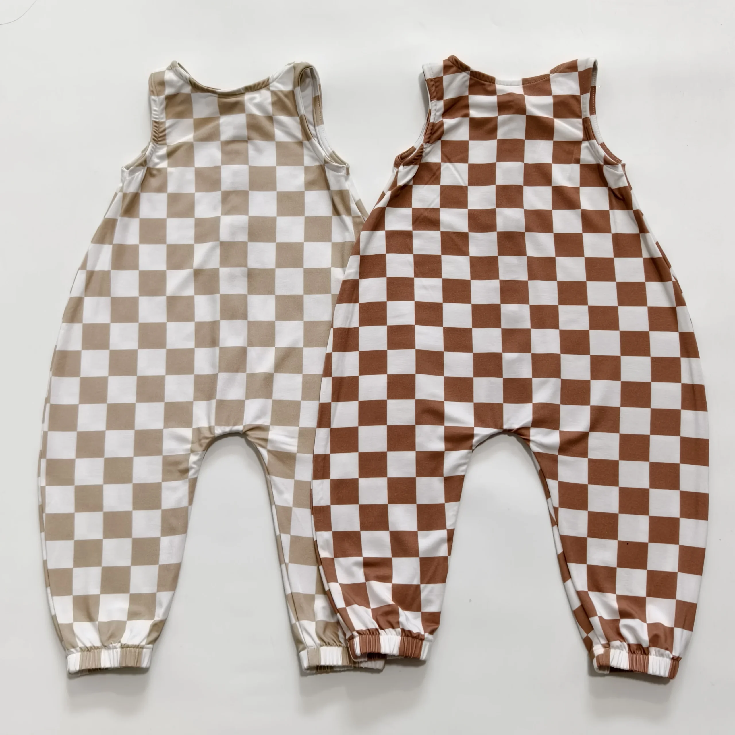 Dynamic and Fashionable Summer Kids' Pajamas Close-Fitting and Soft Bamboo Fiber Rompers Short-Style Design - Image 3