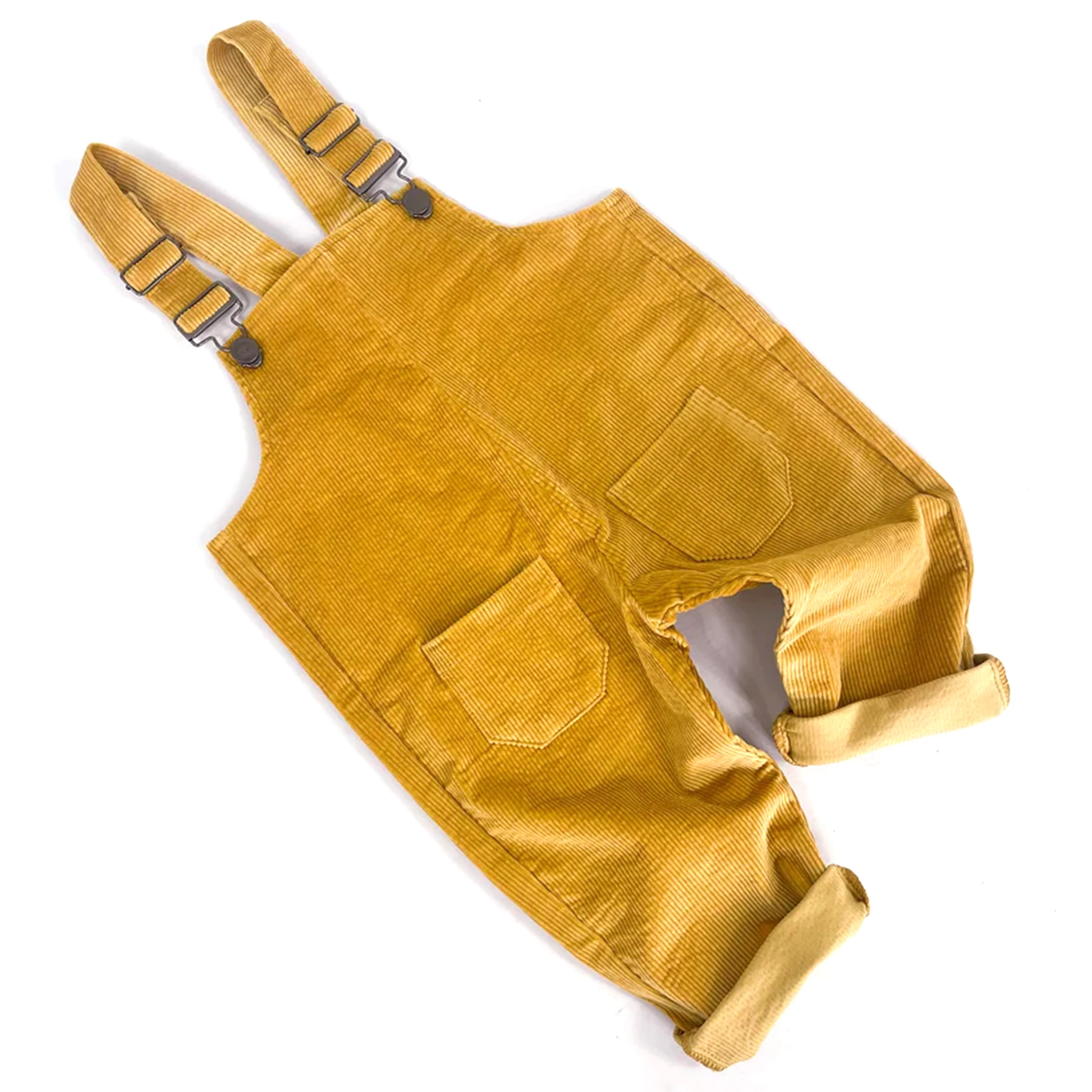 Custom Toddler Spring Autumn Unisex Boys Girls 100% Cotton Corduroy Overalls Baby Casual Outdoor Clothing - Image 3