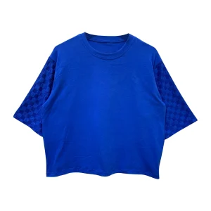 High Quality Custom Checkerboard Sleeved Short Shirt Summer Best- Selling Casual T-shirt for Women