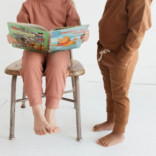 Customized Solid Casual Toddler Boys and Girls Sport Jogger Sweatpants Children Trouser Sweater Rib Cotton Baby Ruffled Pants - Image 6