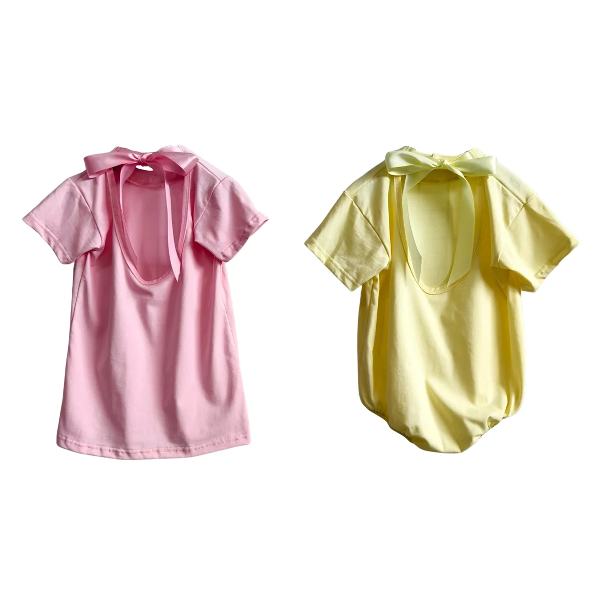 OEM Custom Baby Clothing Toddler Girl Summer Dress Little Girls Cotton Short Sleeve Dresses Casual Midi Sundress for Kids - Image 2