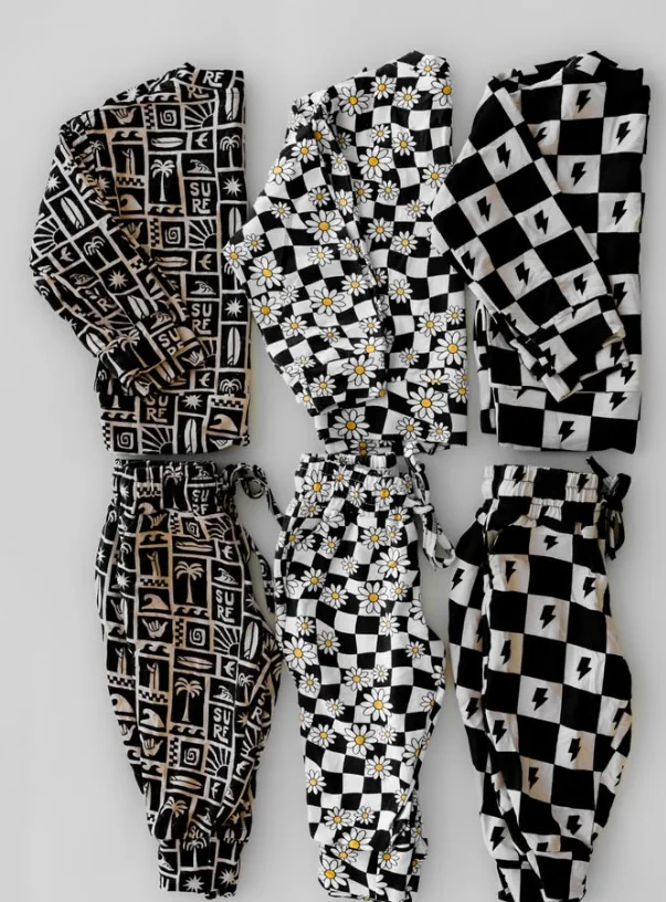 Vibe Unisex Baby Toddler Bamboo Lounge Set 2 Pcs Casual Set for Baby Kids Kids Clothes Set - Image 2