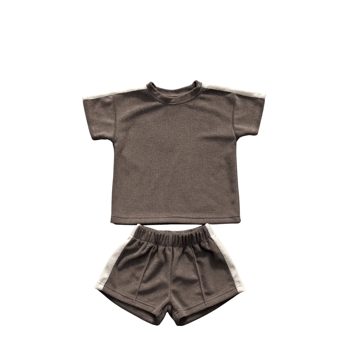 Summer Trendy Sporty Casual Kids Shorts Set Close-Fitting and Soft Towel Fabric for Babies' Clothing - Image 2