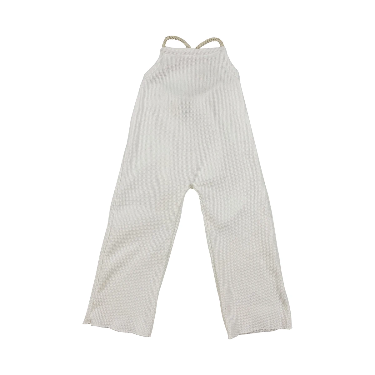 Europe and the United States Solid Color Girls Sleeveless Lace-up Jumpsuit Backless Fashion Casual Jumpsuit Pants