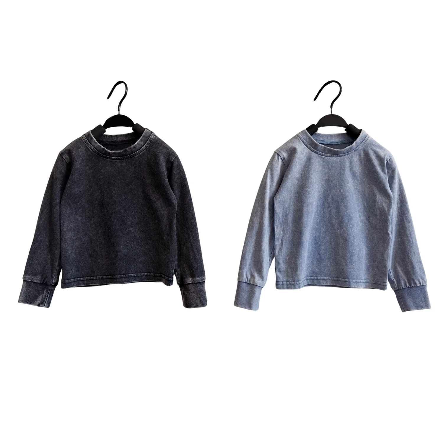 Boys Long Sleeve Shirts Soft Cotton Basic Tees Youth Boys Long Sleeve T-Shirts Layering Shirts Tagless