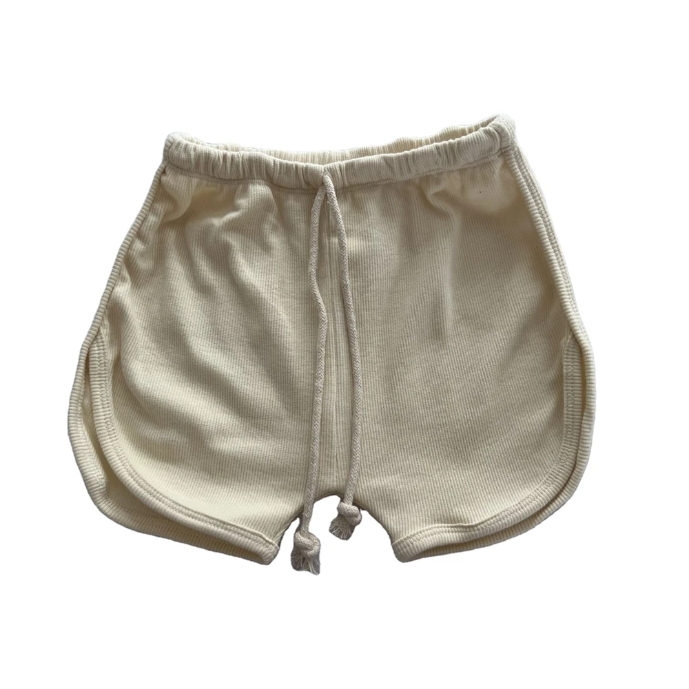 Infant Toddler Baby Striped Ribbed Casual Shorts Boutique Drawstring Summer Boys Girls Bloomer Shorts - Image 6
