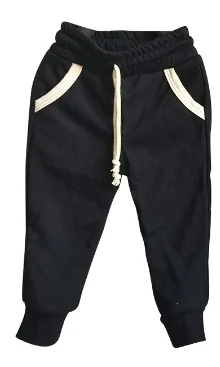 Custom Baby Boys Trousers Solid French Terry Side Pockets Elastic Waist with Drawstring Kids Trousers Boys - Image 5