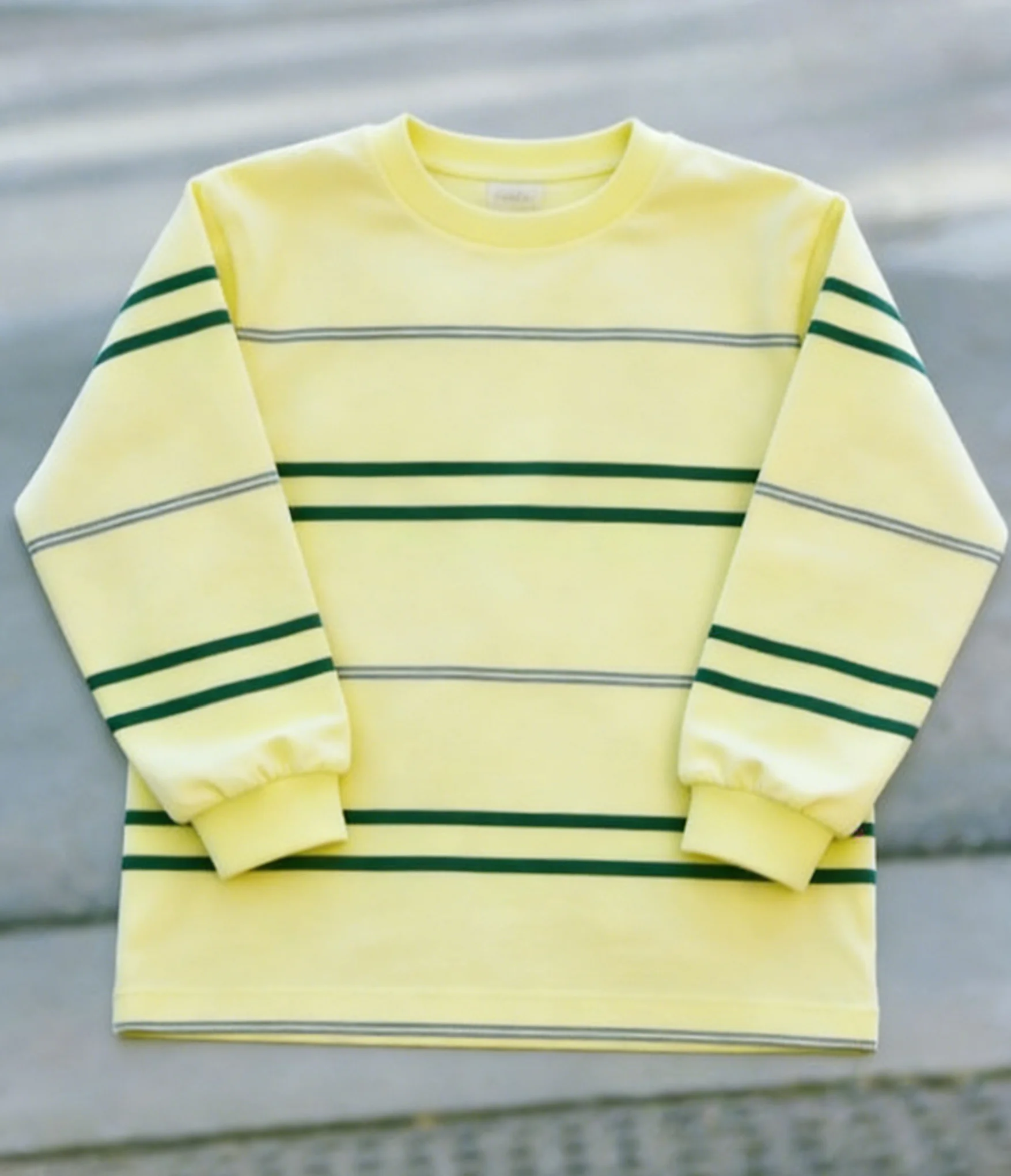 Custom Kids Toddler Tops Baby Pullover Sweatshirts Long Sleeve Striped Long-sleeved Kids Sweatshirt Custom Logo for 0-8T - Image 5