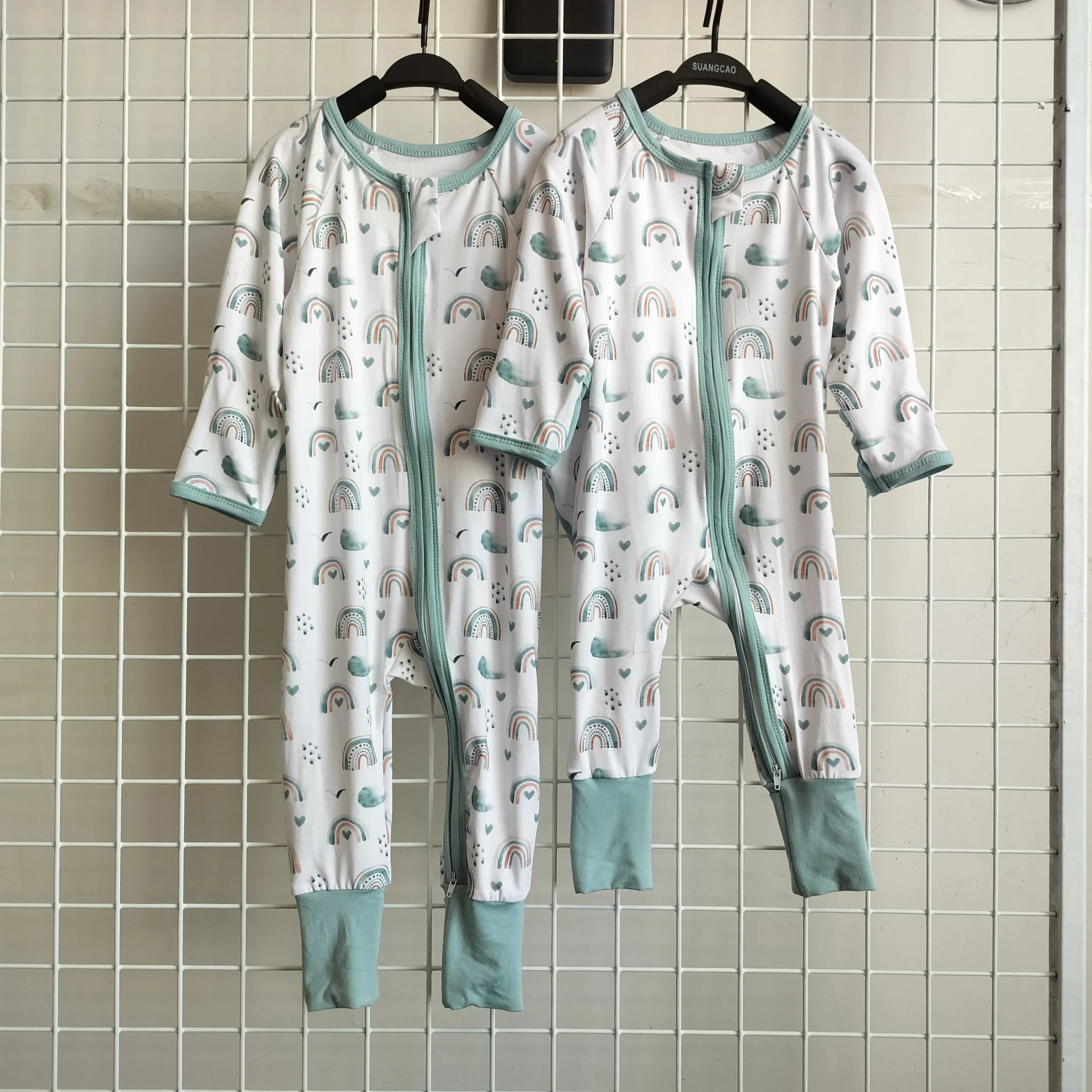 Bamboo Fall Unisex Baby Romper Long Sleeve Toddler Clothes Newborn Boy Girl Onesie Print logo Pajamas