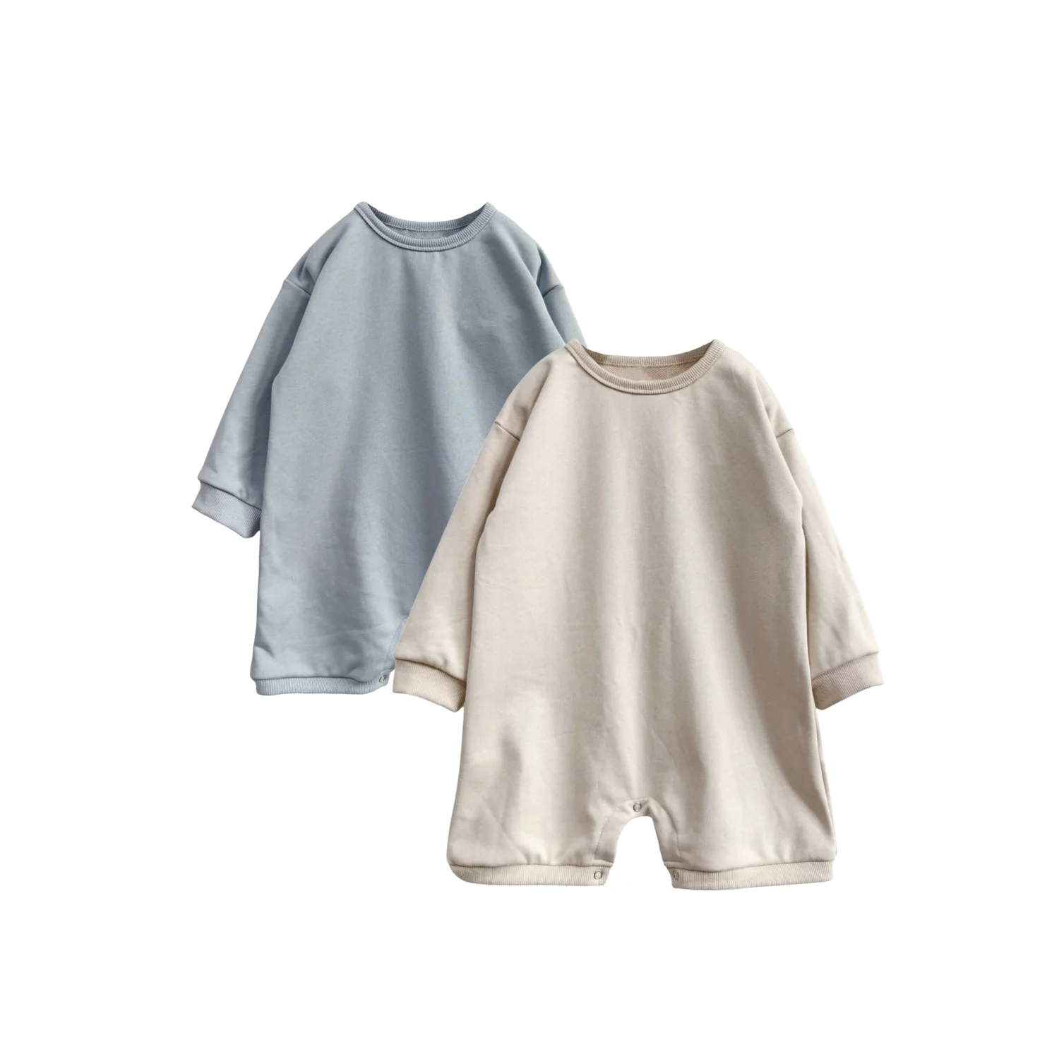 OEM Baby Clothing Unisex-baby Romper Made With 100% Cotton French Terry Snap Button Custom for Baby Girls Boys Newborn Jumpsuit - Image 2