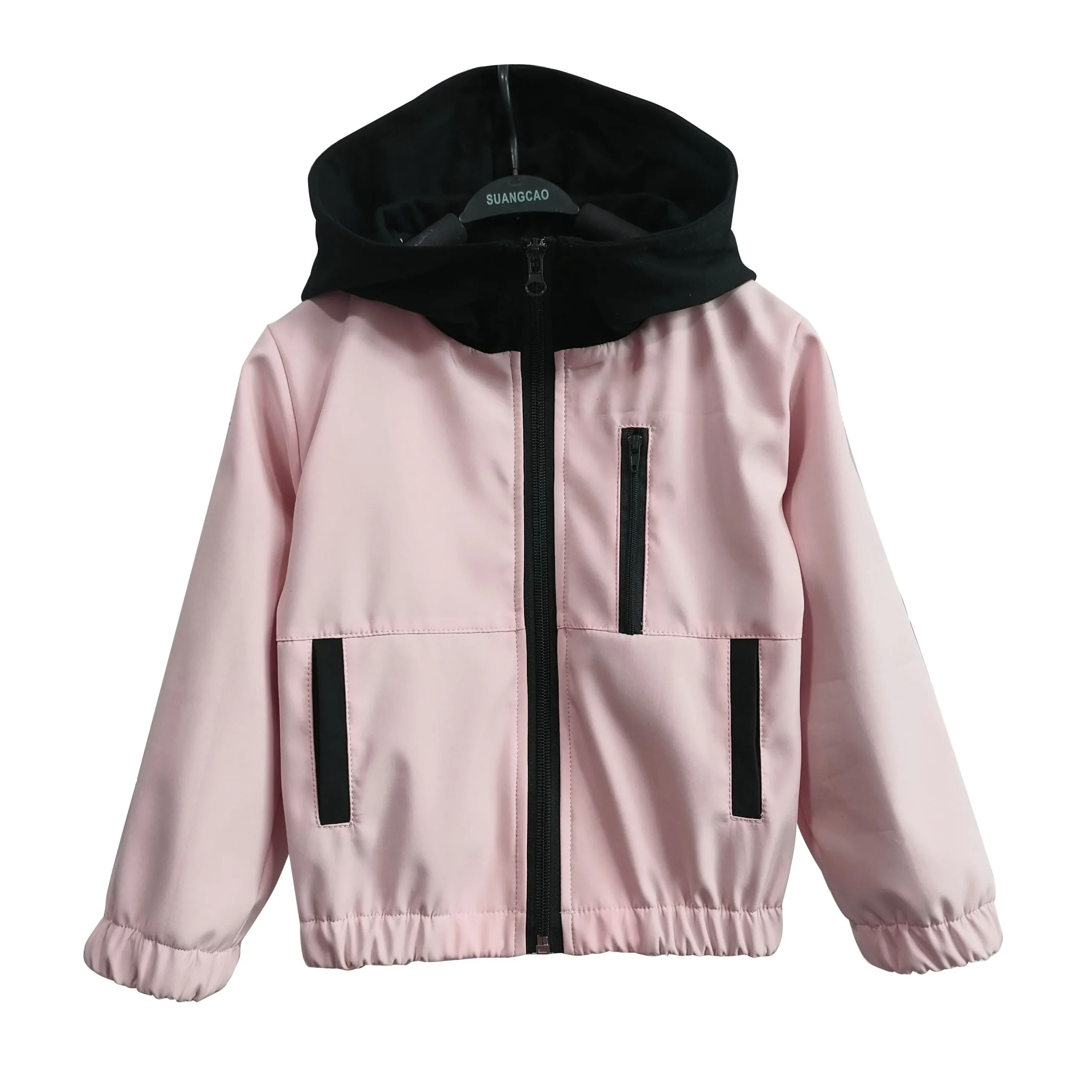 Custom Fall Windbreaker Jacket Color Block Waterproof Breathable Coat - Image 4