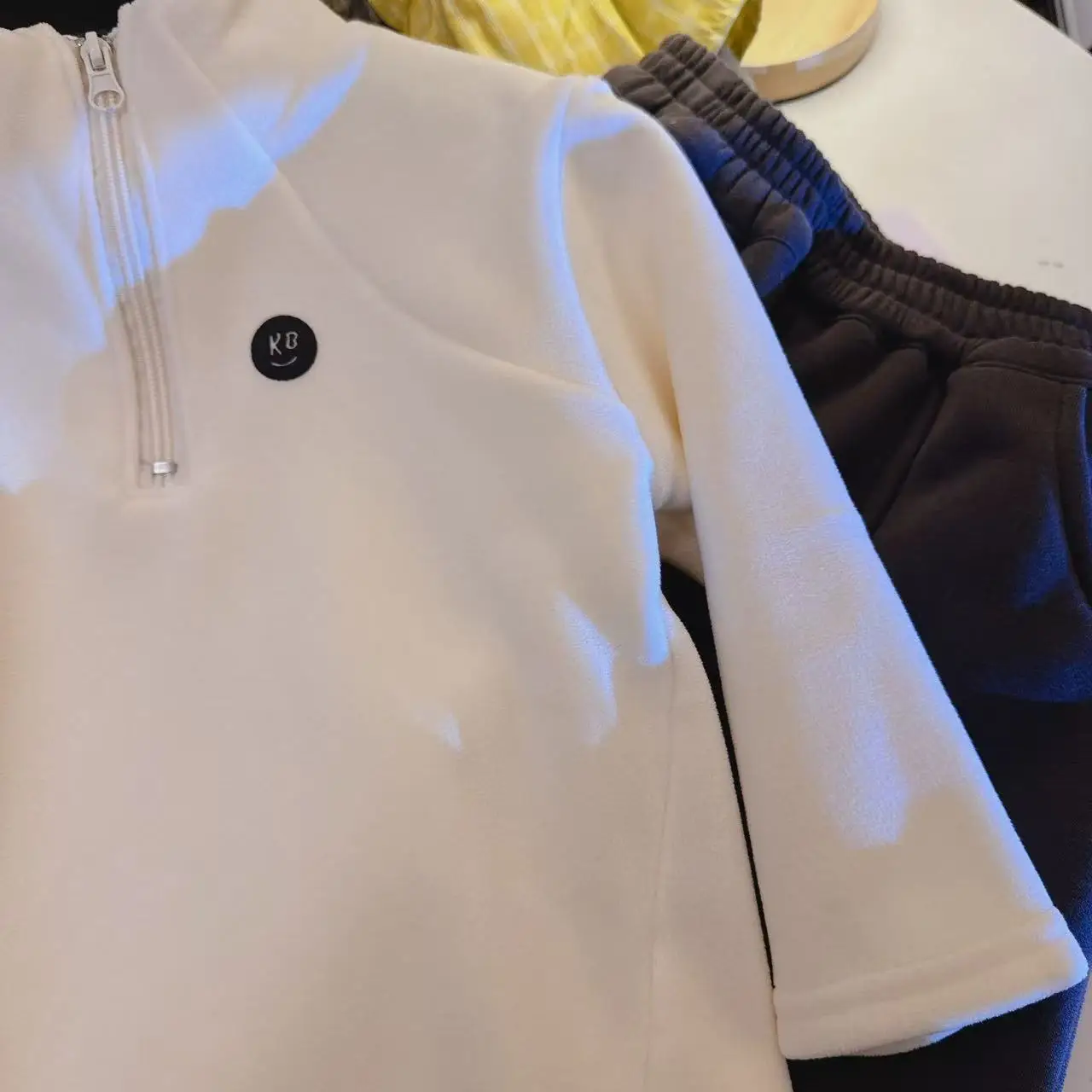 Children's Long Hoodie Children's Button-down Pullover Shirt Kid's Top Children's Button-down Pullover Baby Hoodie for 3-8T - Image 6