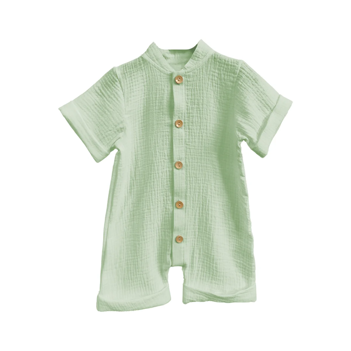 100% Cotton Baby Spring summer Romper Muslin Overalls Unisex boys girls Romper Toddler Clothes - Image 5