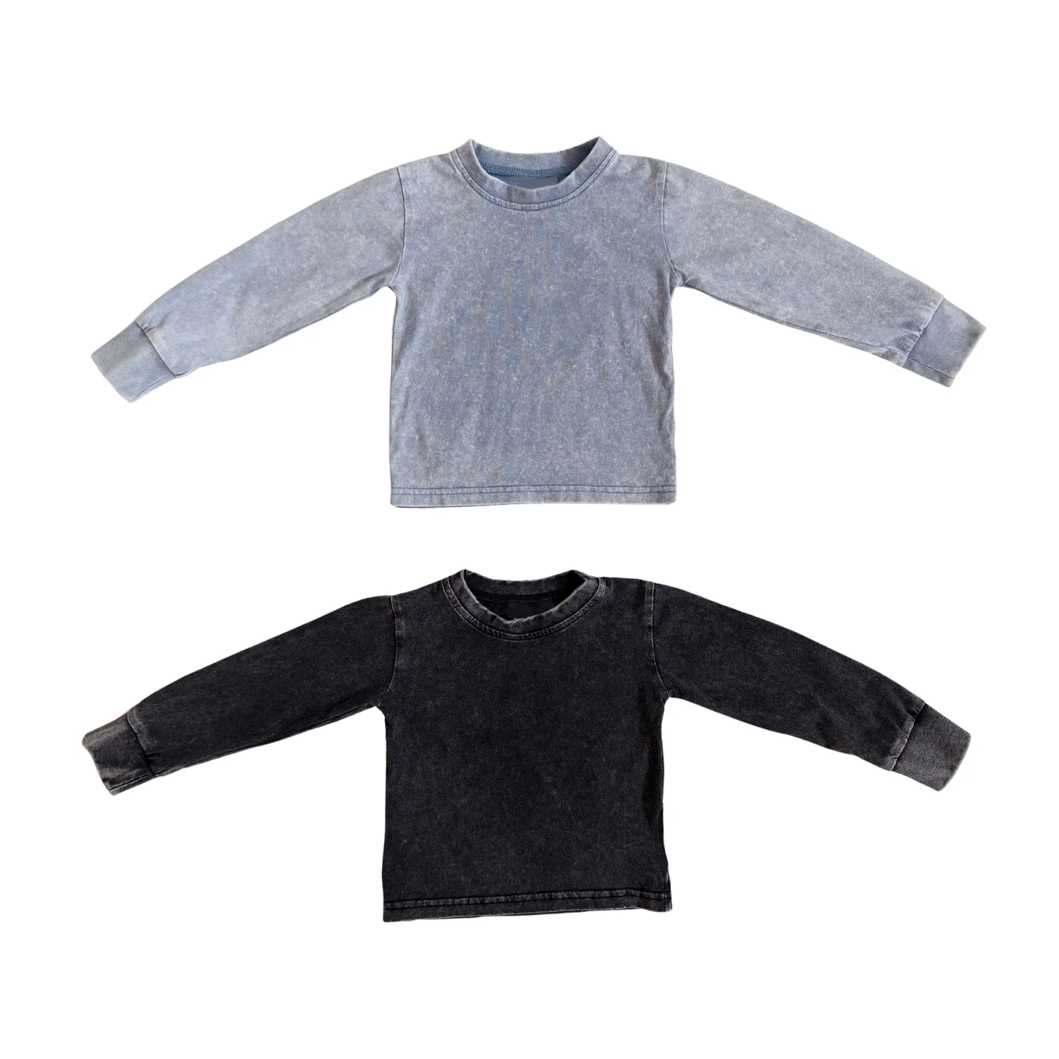 Boys Long Sleeve Shirts Soft Cotton Basic Tees Youth Boys Long Sleeve T-Shirts Layering Shirts Tagless - Image 2