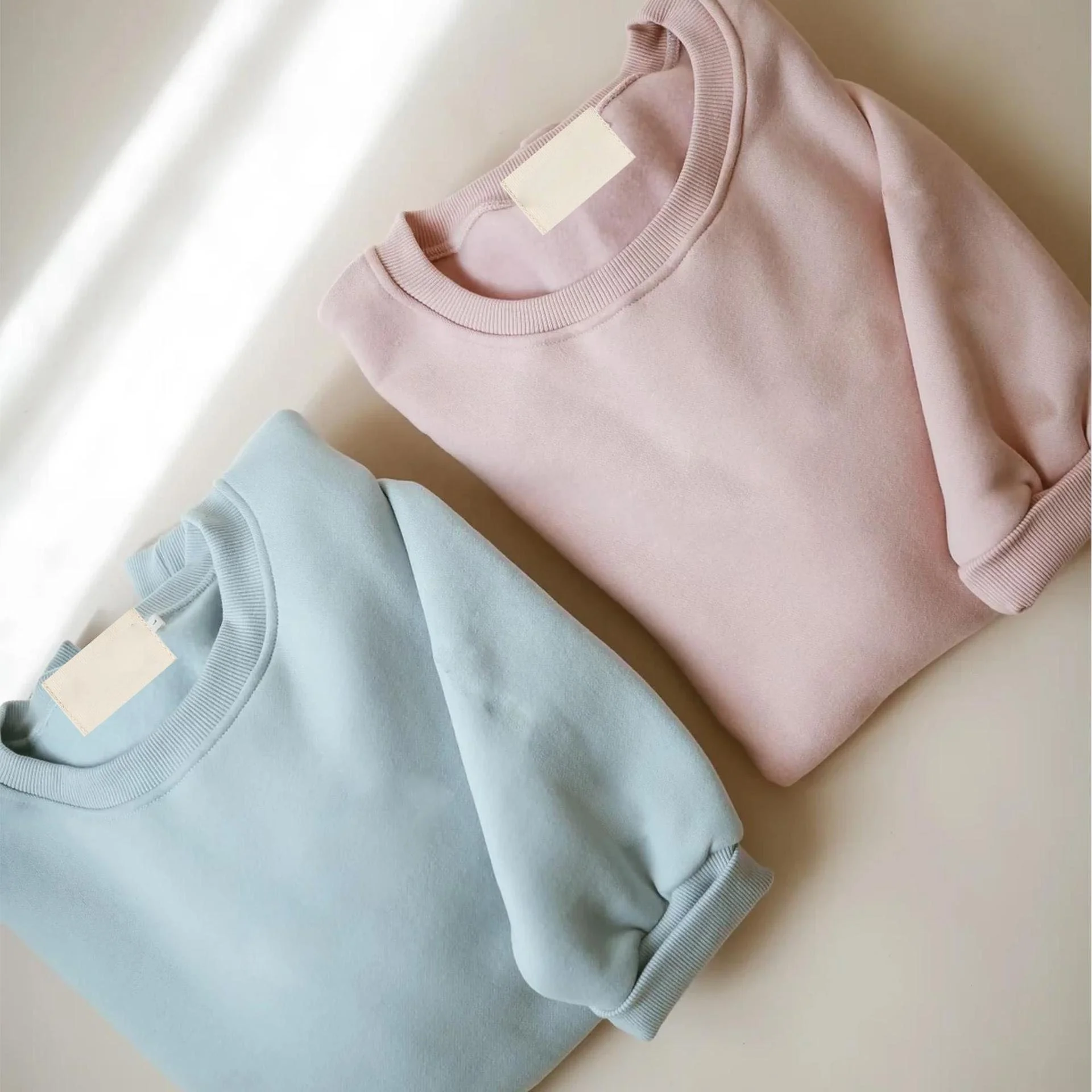 Custom Winter Warm Fleece Sweatshirt Long Sleeve Should Button Pullover Casual Jumper Shirt Top - Image 3