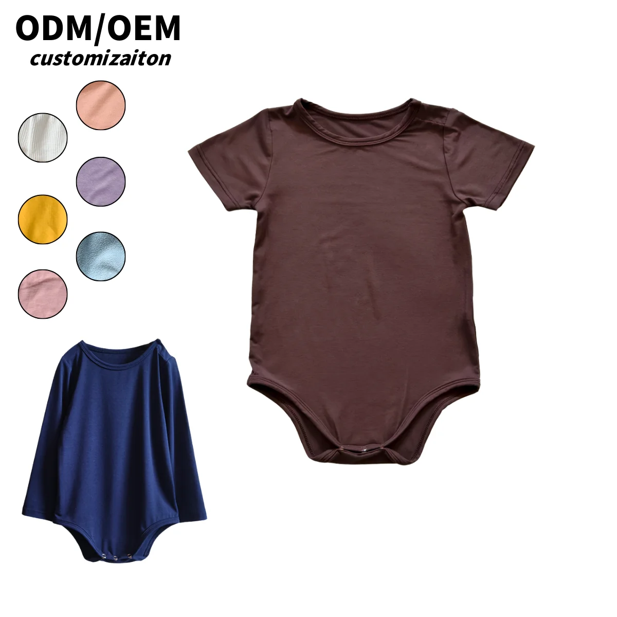 Dynamic Innovation Design New Kids' Short-Style Clothing Full Vitality Coolness Breathable Bamboo Fiber Rompers for Babies