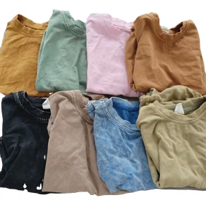 Custom Color Knitted Cotton Acid Wash Set Family Matching Outfit for Summer Kids Adult Short Set with Baby Romper