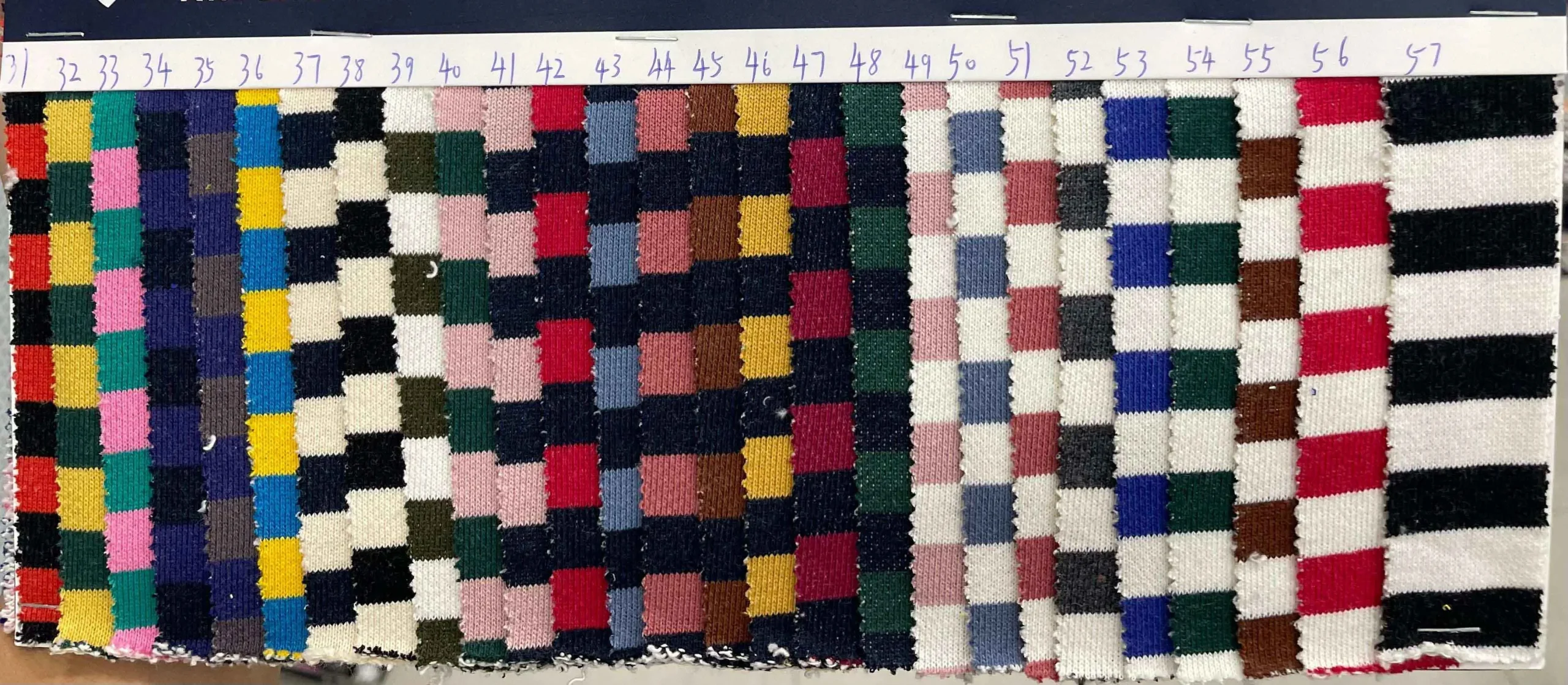 320gsm 100% Cotton Spring/Autumn Baby French Terry One-Piece Stripe Pattern Oversized Long Sleeves Romper - Image 5