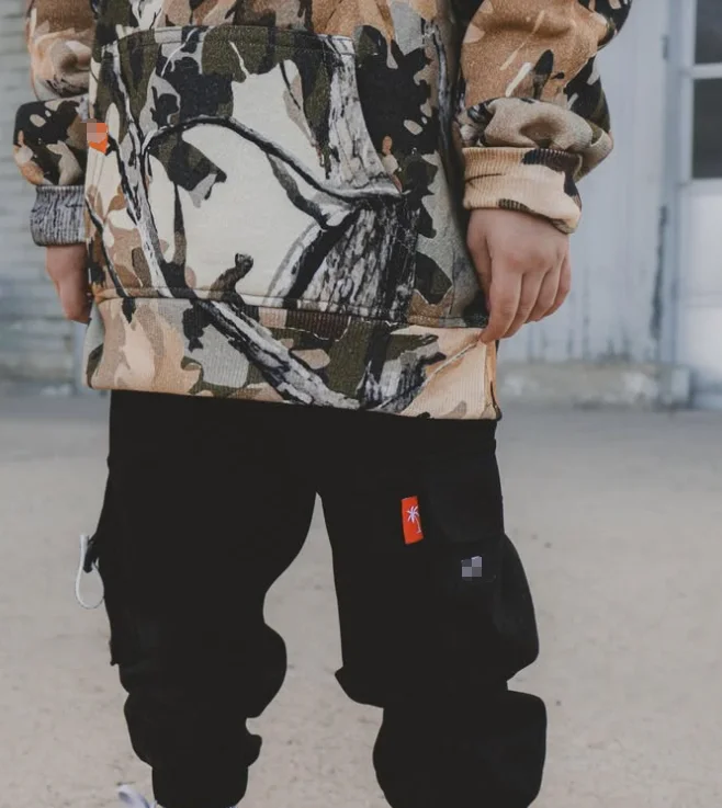 Custom Pattern Kids Boys Sweatshirt Casual Camo Hoodie French Terry Material Baby Tops - Image 2