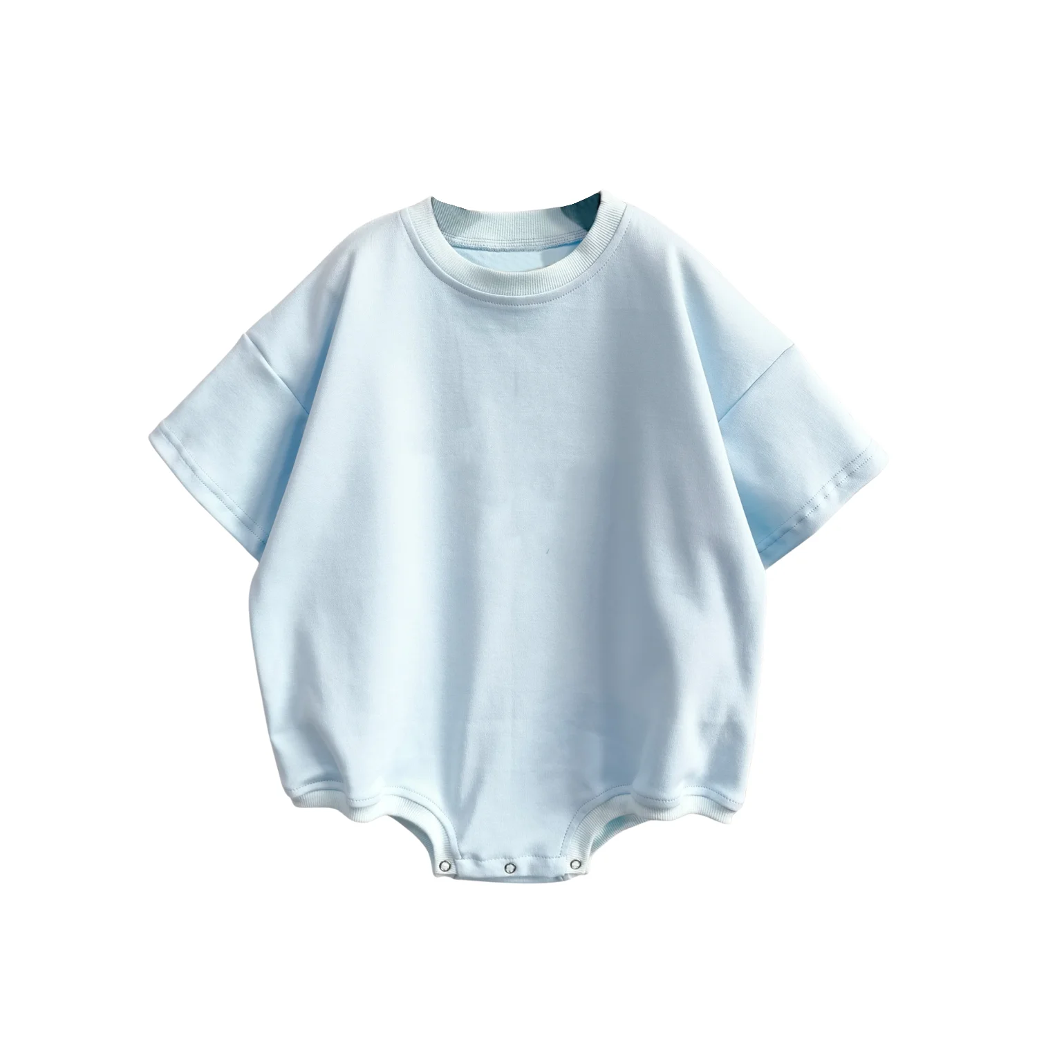 Summer Baby Romper Infant Short Sleeve Jumpsuit 260g 100% Cotton Climbing Suit Romper for Children's Climbing Clothes of Unisex - Image 5