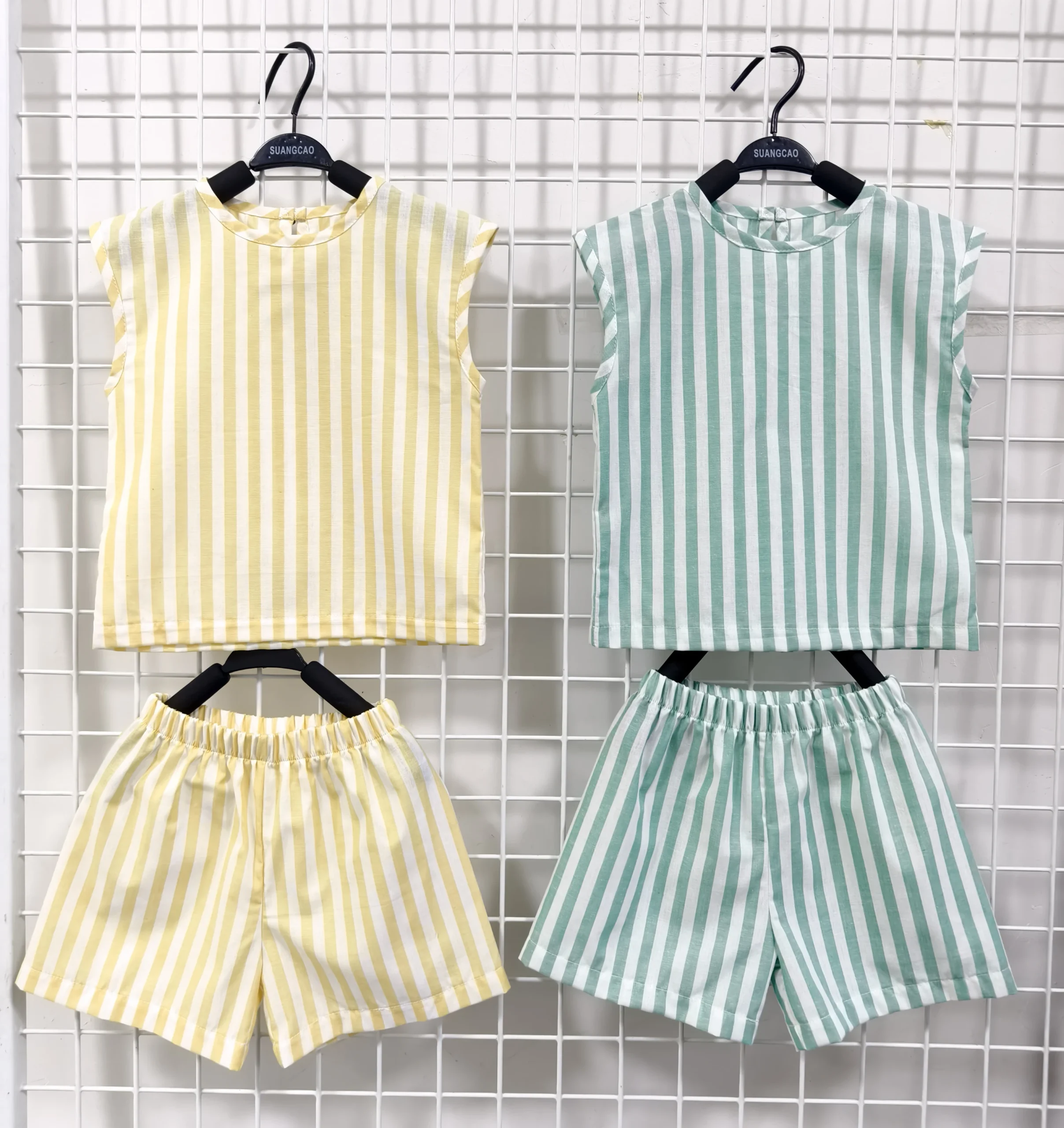New Baby Kids Clothes Unisex Baby Stripe Pullover 2 Pieces Spring Summer Daily Casual Suit - Image 6
