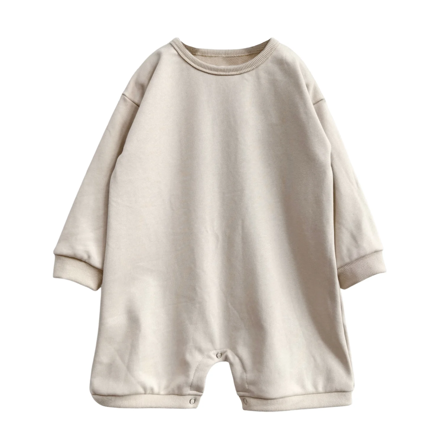 OEM Baby Clothing Unisex-baby Romper Made With 100% Cotton French Terry Snap Button Custom for Baby Girls Boys Newborn Jumpsuit - Image 3