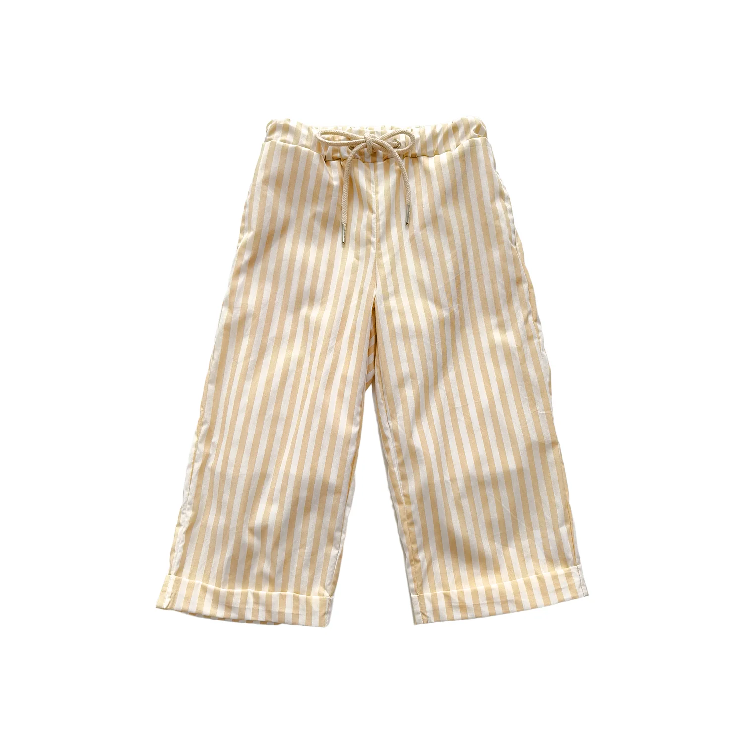 Custom Family Matching Trousers Parent-Child Matching Striped Pants Elastic Waist Drawstring Straight Leg Trousers for Family - Image 6