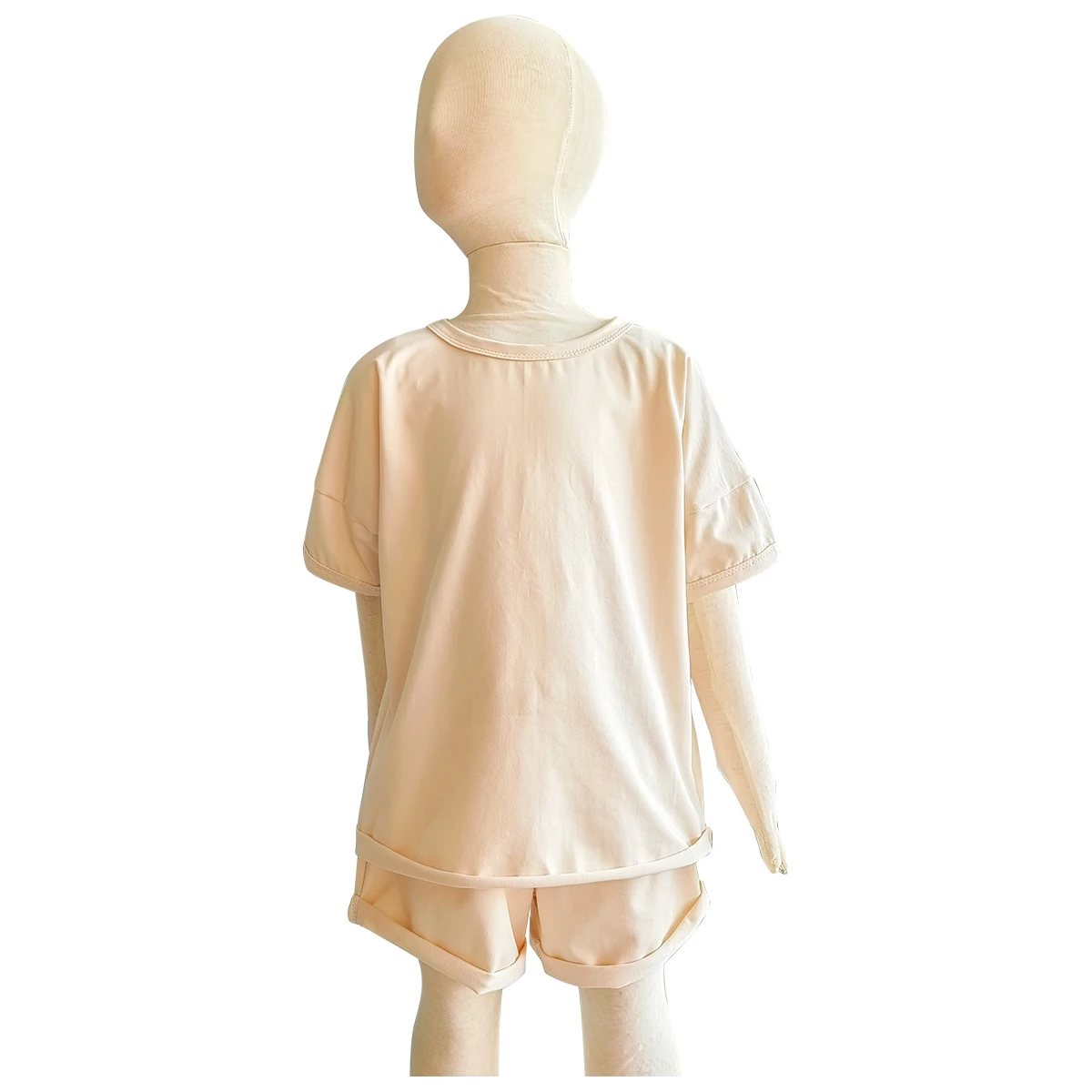 High Quality Custom Baby Knit Cotton Short Sleeve Toddler Print T-Shirt O-Neck Plain Color Cotton Polo Shirt - Image 5