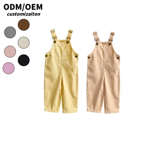 Wholesale Baby Boys and Girls Toddler Bodysuit Solid Twill Fabric Soft Breathable Plus Size