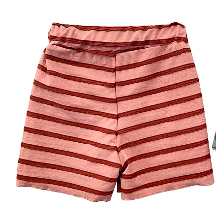 Striped Drawstring Waist Baby Shorts Kids Casual Summer Shorts Louver Knitted Cotton Baby Clothing Shorts - Image 3