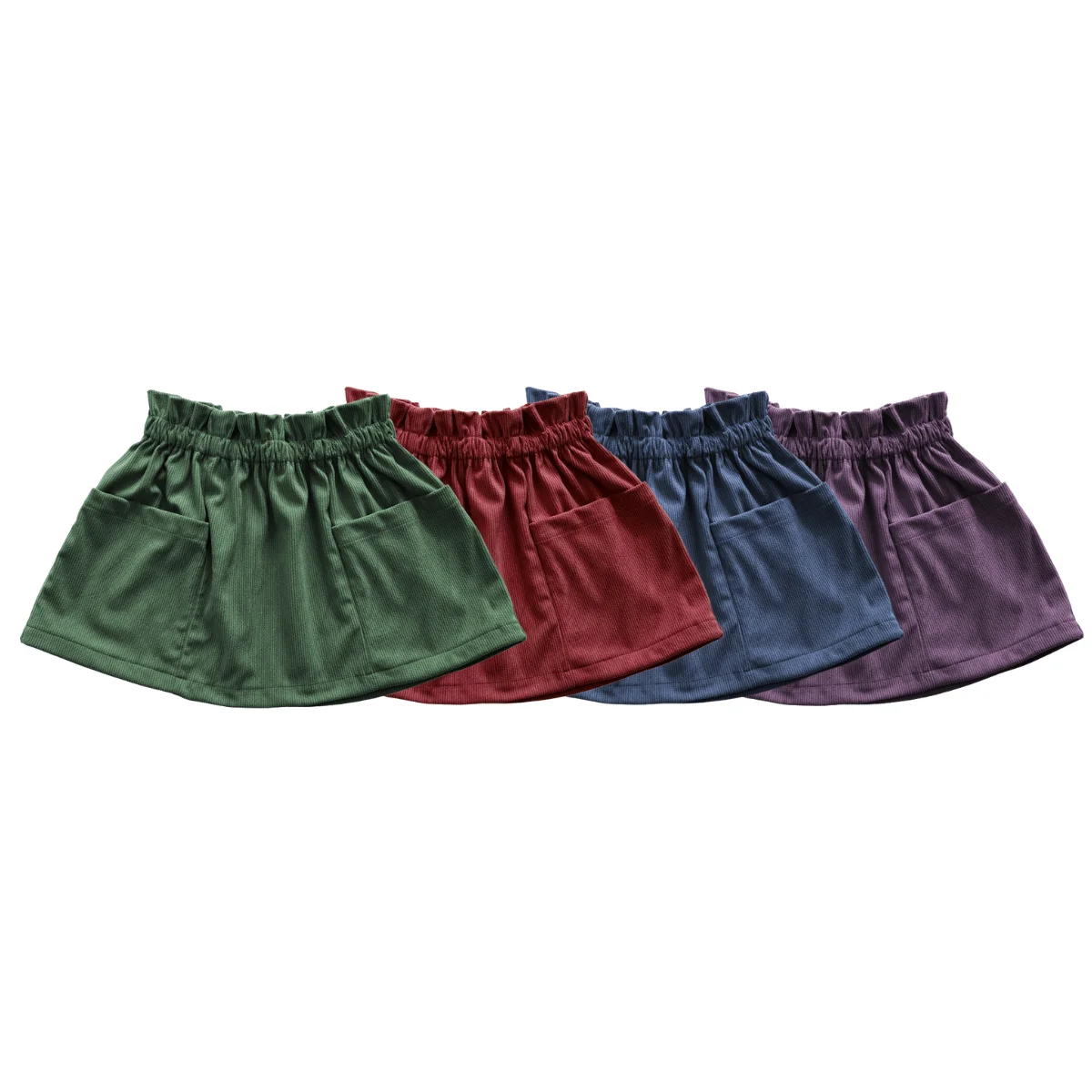 Summer Fashionable Short Skirts for Kids Close-Fitting and Soft Lantern-Core Individual Styles Bright Baby Pants & Shorts - Image 6