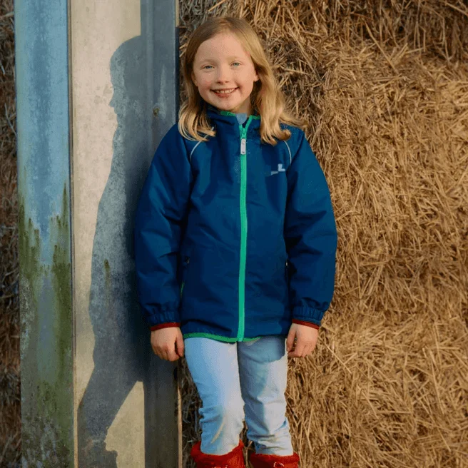 New All-Polyester Long-Style Coat for Kids Windproof and Warm with Lively Unique Design Bright Colors for Outwear - Image 2