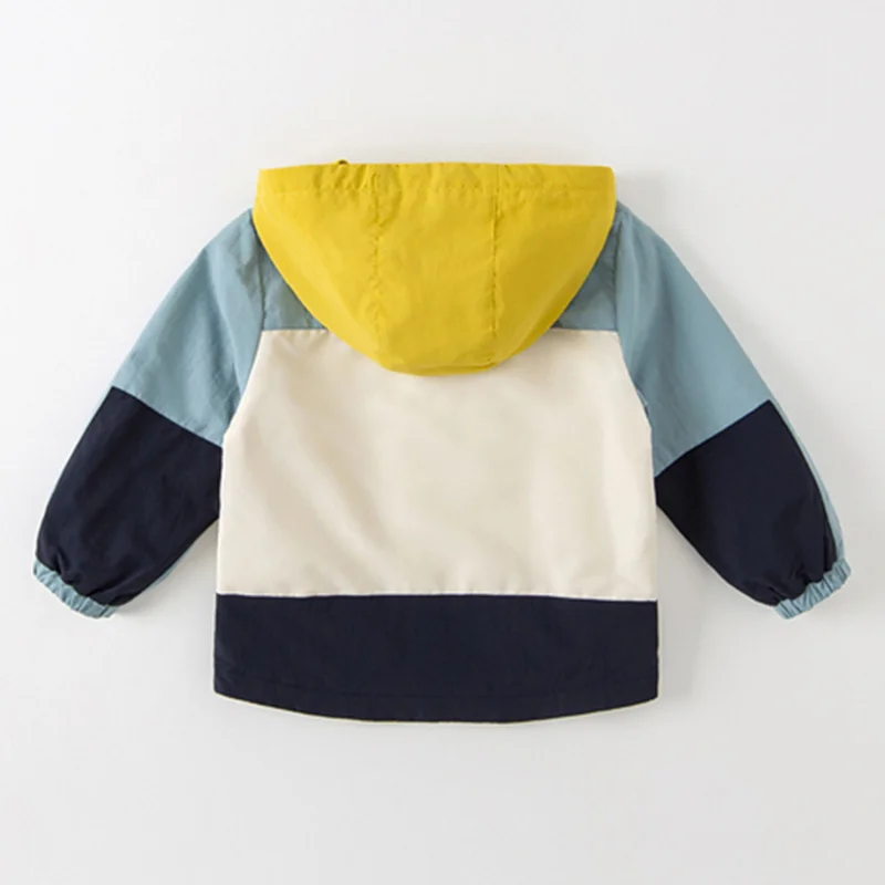 All-Polyester Long-Sleeved Windproof Coat for Kids Spring & Autumn Warmth-Resistant & Stain-Resistant Jacket for Babies - Image 6