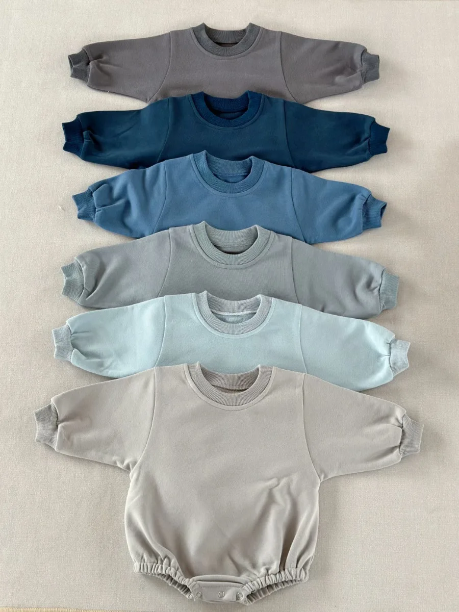 Summer Casual Baby Romper Infant Soft Jumpsuit Spring and Autumn Long-sleeved Pullover Children's Climbing Clothes of Unisex - Image 4