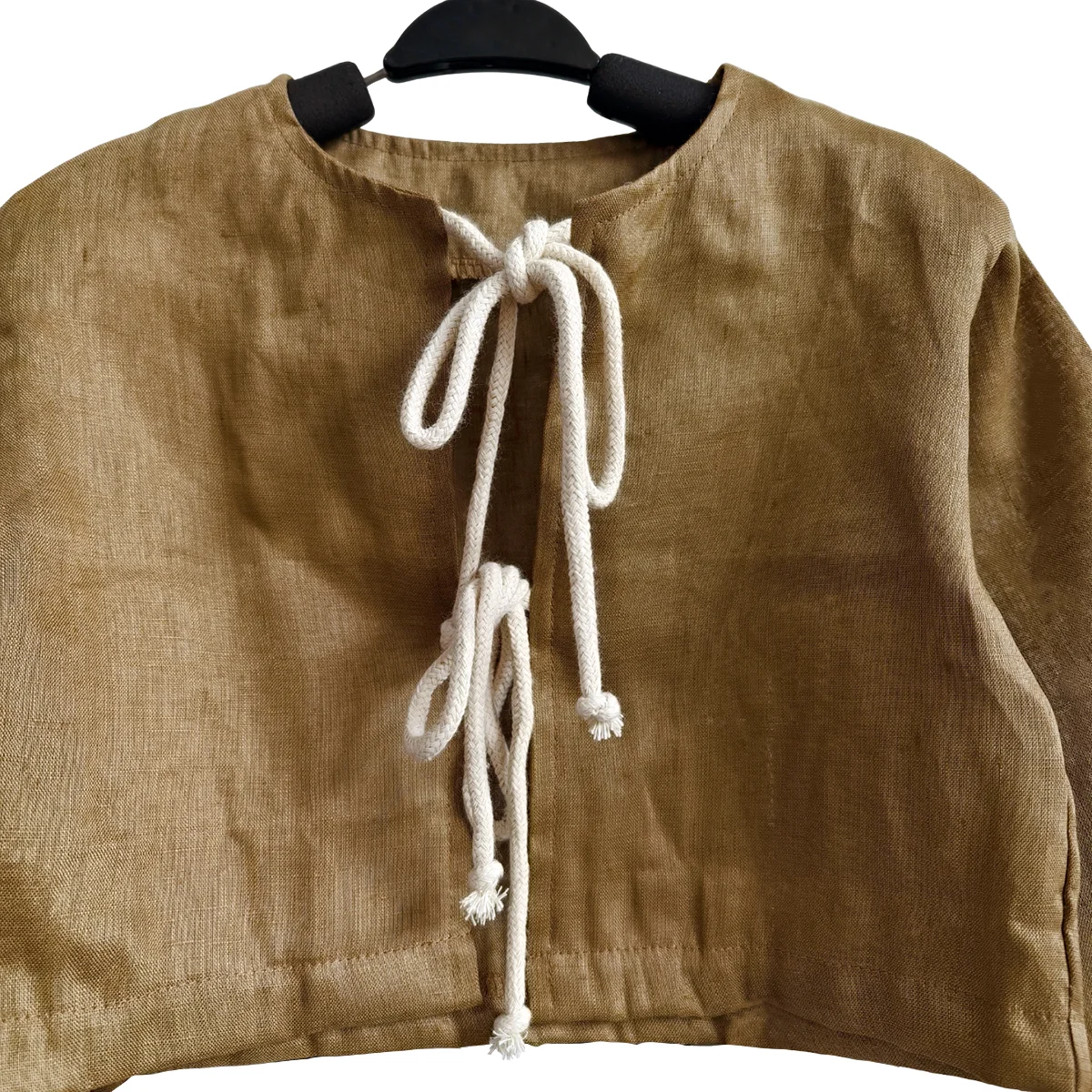 Summer Linen Set for Kids Long-Sleeved and Cool Breathable High-End and Simple Design Close-Fitting and Soft Baby Clothing - Image 4